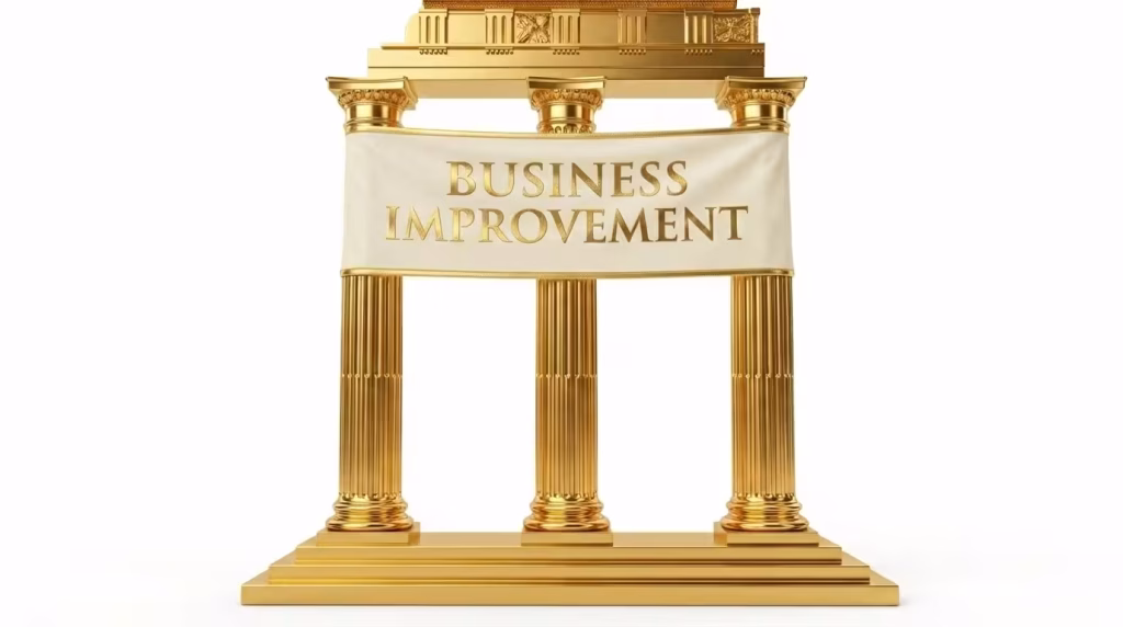 The three pillars of business improvement.